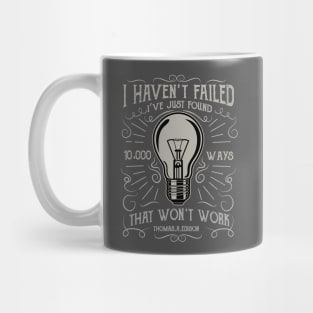 Thomas Edison Quote Mug